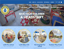 Tablet Screenshot of headstartnursery.co.uk